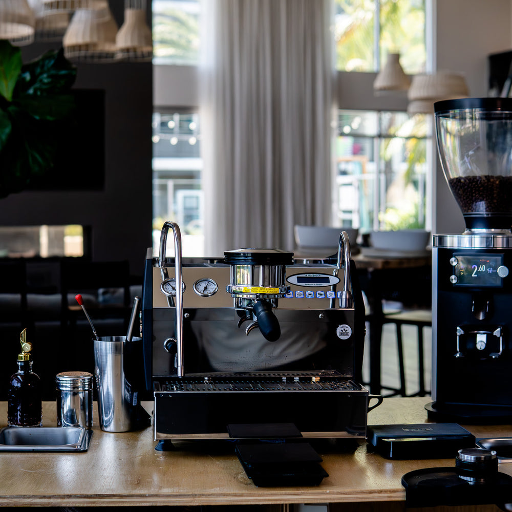 image of coffee cart set up