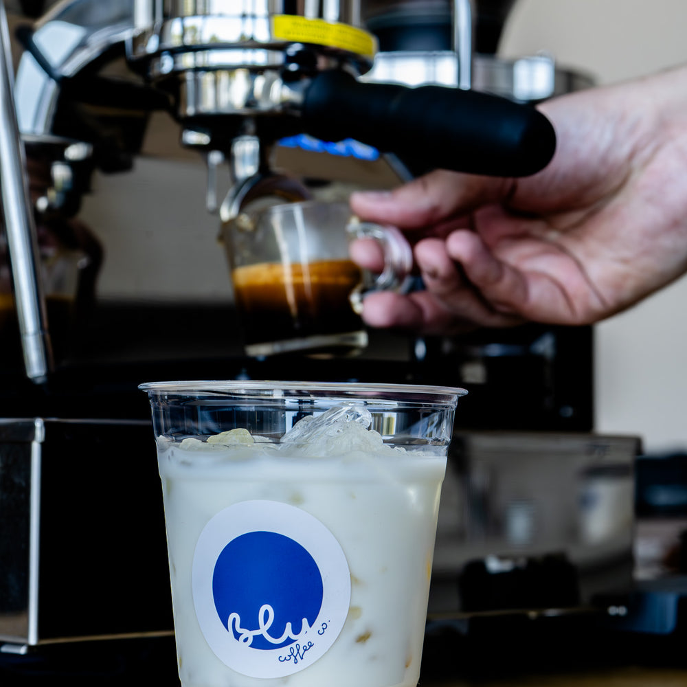 image of blu coffee co. iced latte